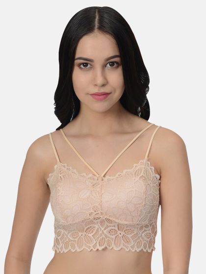 Buy Da Intimo White Non Wired Padded Bralette for Women Online @ Tata CLiQ