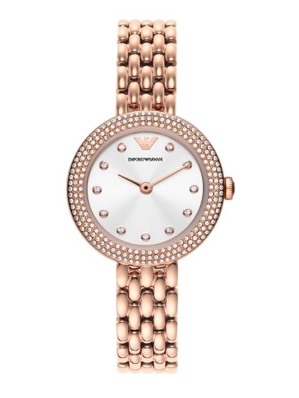 Buy Titan Raga Women Rose Gold Toned Dial Embellished Watch
