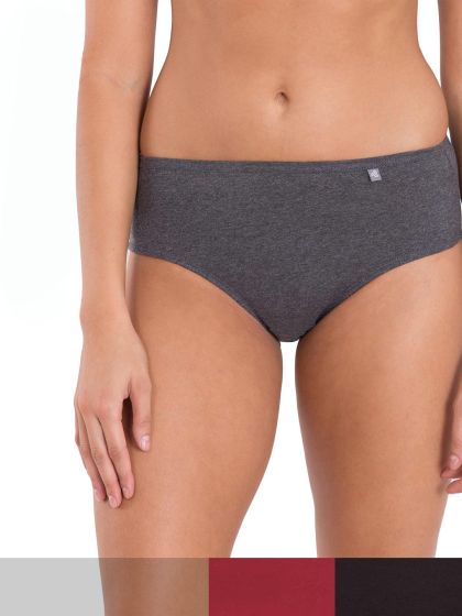 Buy Van Heusen Women Hipster Panty - 100% Super Combed Cotton - Pack Of 3 -  Anti Bacterial, No Marks Waistband, Moisture Wicking, Full Coverage at