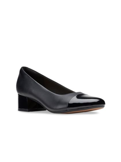 Buy Clarks Women Black Mena Bloom Leather Pumps Heels for Women