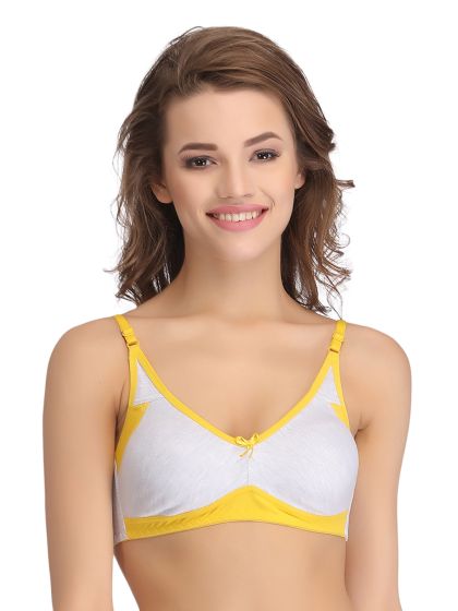 Buy CLOVIA Padded Non-Wired Full Cup Multiway Longline Bralette in Grey