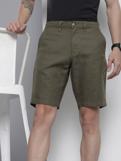 Marks and spencer sales mens linen shorts