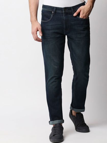 Buy Killer Men Blue Slank Slim Fit Low 