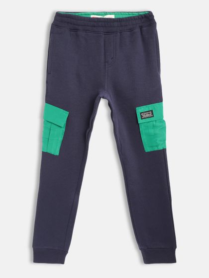 Buy Jack Jones Junior Boys Black Solid Slim Fit Joggers Track