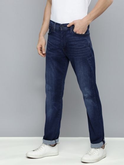 Buy Levi's Men Blue 513 Slim Straight Fit Stretchable Jeans - Jeans for Men  1514986 | Myntra