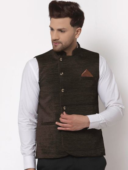 Double breasted cheap nehru jacket