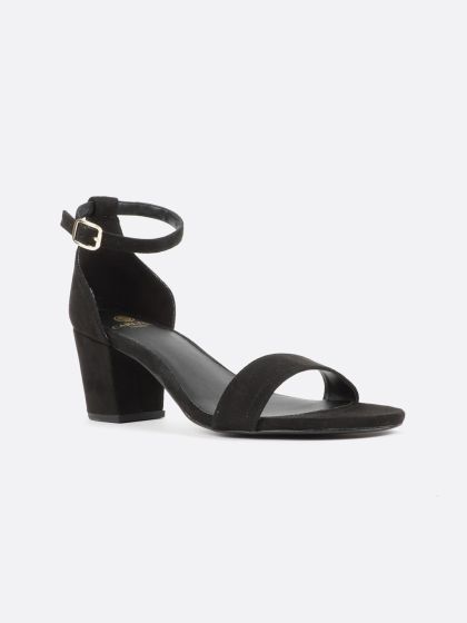 Buy Inc 5 Black Party High Top Block Sandals Heels for Women