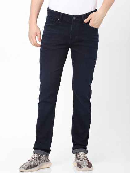 Buy Celio Men Blue Powerflex Slim Fit 
