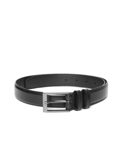 Buy Da Milano Men Black Textured Leather Belt Belts for Men