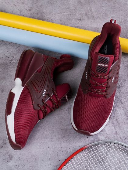Red tape shop maroon running shoes