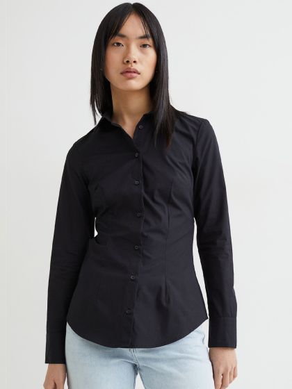 H&m best sale longline shirt