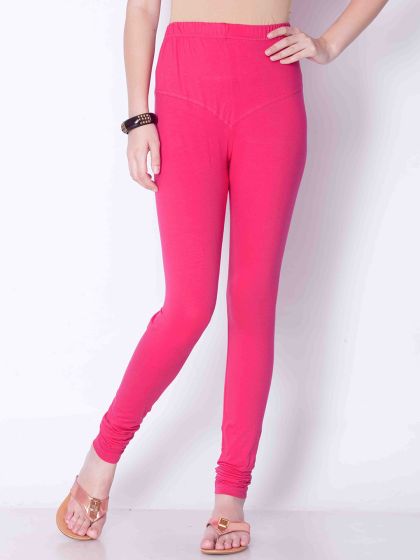 10% OFF on Dollar Missy Leggings- Pack Of 3 (cream, Blue And Pink) on  Snapdeal