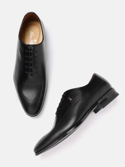 Buy Louis Philippe Men Textured Leather Formal Derbys Formal