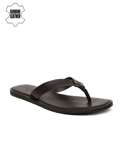 genuine leather slippers