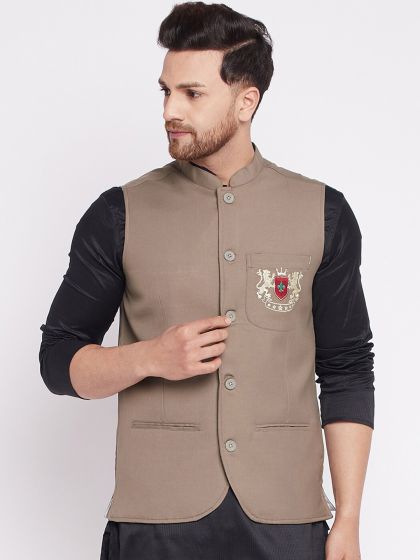 Linen club nehru jacket discount