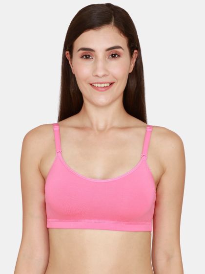 Buy Lady Lyka Seamless Sports Bra - Pink at Rs.500 online