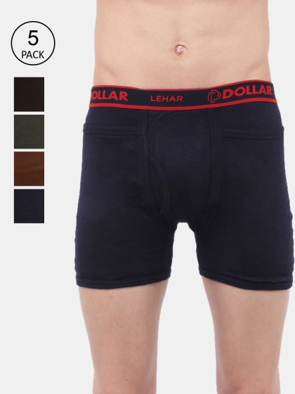 Buy LUX VENUS Men Pack Of 4 Assorted Pure Cotton Trunks - Trunk for Men  22421724