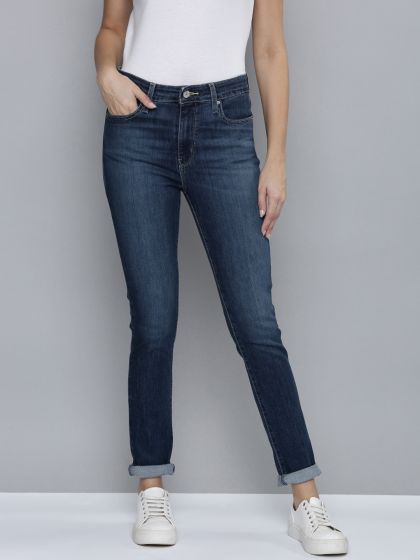 Buy Levis Women Blue Skinny Fit Mid Rise Clean Look Stretchable