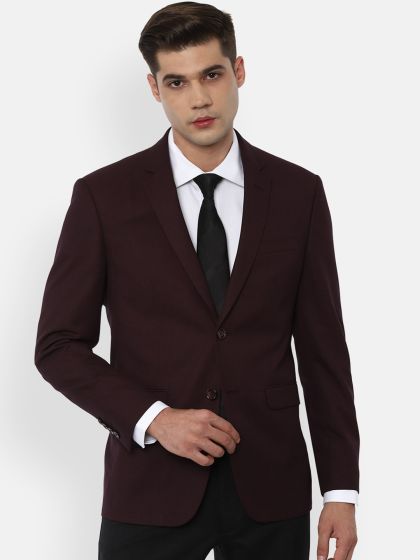 Louis philippe maroon best sale blazer