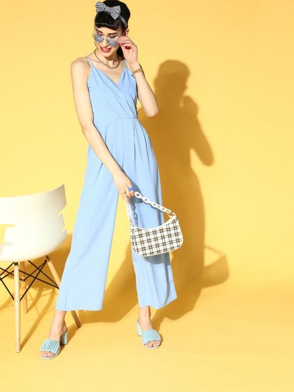 Layered sales culotte jumpsuit