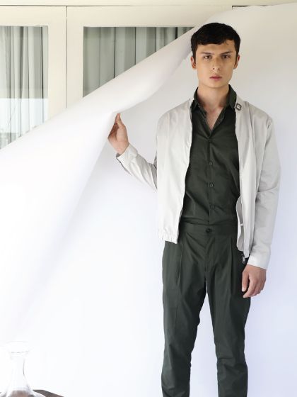 John players men's cotton jacket sales