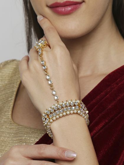 Zaveri pearls best sale ring bracelet