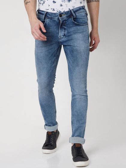 Buy TRIGGER Men Black Slim Fit Low Rise 
