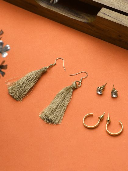 Madewell lantern outlet tassel earrings