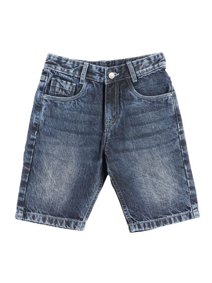 Boys skinny denim shorts top