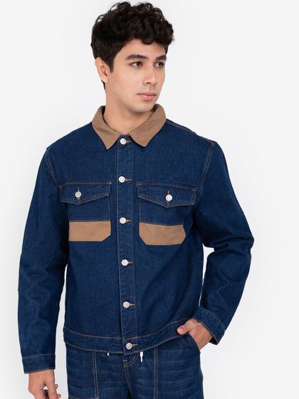 Denim cheap jacket zalora