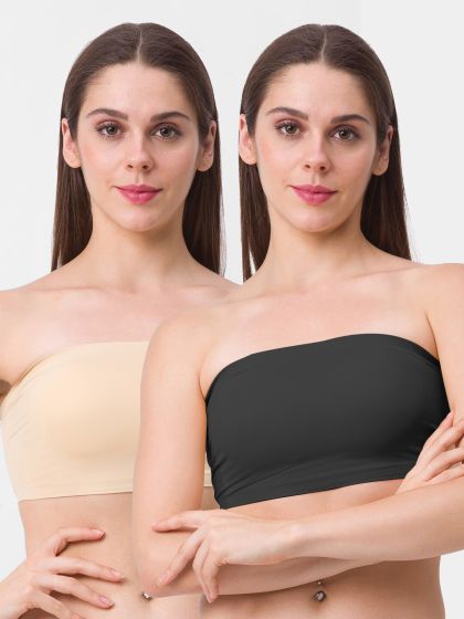 Amour Secret Women's Non-Padded Tube/Bandeau Bra Pack of 2 TB022 – Amour  Trends
