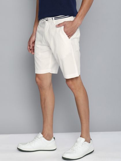 Marks and spencer mens white shorts 2025