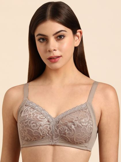 Buy Triumph Amourette Charm Padded Wired Half-Cup Classic Lace Bra