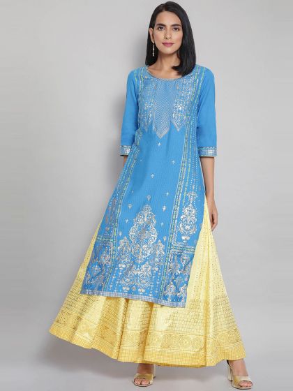 Aurelia best sale blue anarkali