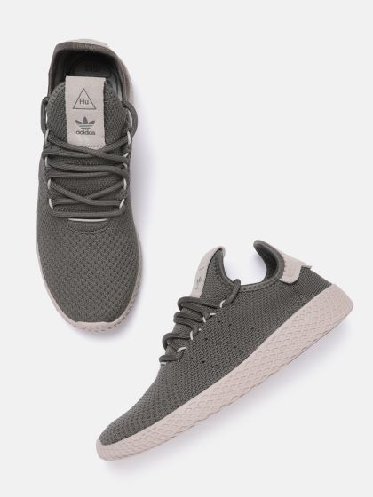 Buy ADIDAS Originals Men White PW Tennis HU Woven Design Sneakers
