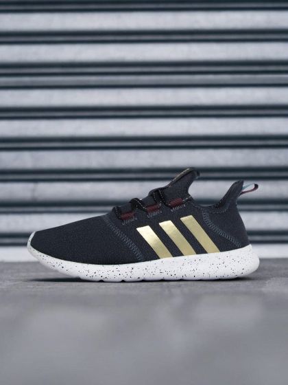 Nike epic react womens black gold top