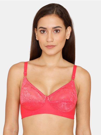 Buy Coucou By Zivame Pink & Sea Green Colourblocked T Shirt Bra