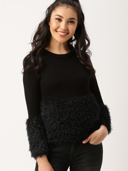 fuzzy fur sweater