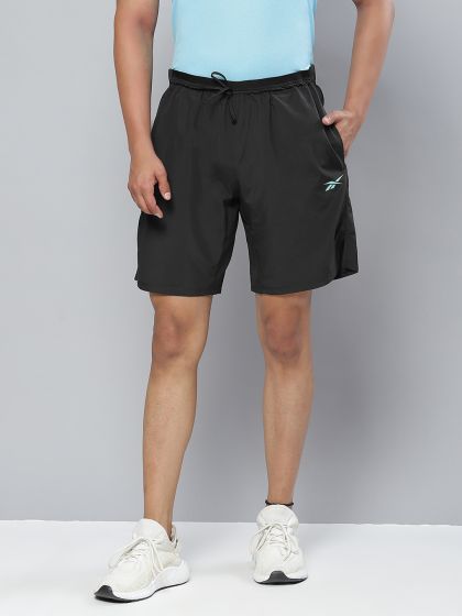 Buy Reebok Men Black UFC FG French Terry Printed Detail Sports