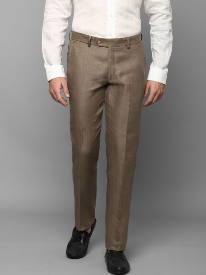 Buy Men Brown Solid Ultra Slim Fit Chino Trousers online  Looksgudin