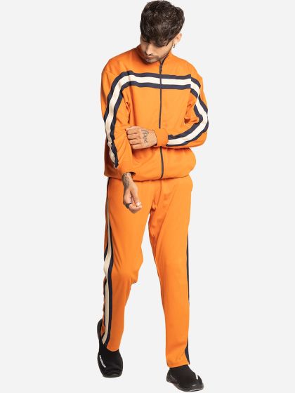 Orange and hot sale black nike tracksuit