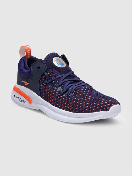Cat men navy blue leather sneakers new arrivals