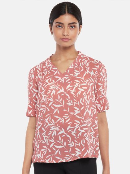Annabelle by Pantaloons Pink Printed Top