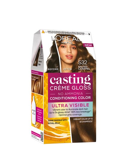 Buy LOreal Paris Casting Creme Gloss Medium Brown Hair Color 500  G +  72 Ml - Hair Colour for Women 2185725 | Myntra