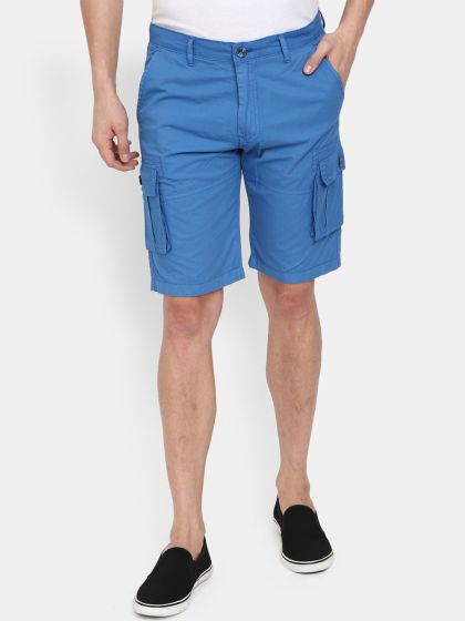 Buy Timberland Men Navy Solid Straight Fit Cargo Shorts Shorts