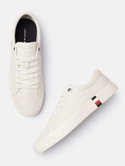 Buy LOUIS PHILIPPE White Mens Lace Up Sneakers