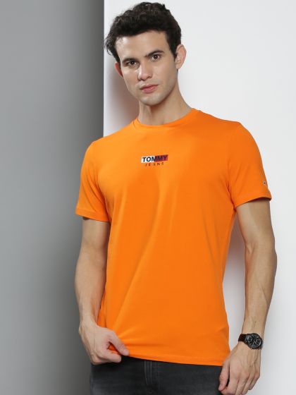 Orange tommy cheap jeans t shirt