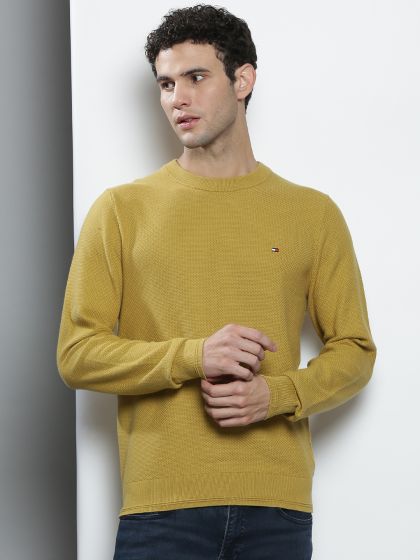 Tommy jeans online yellow sweater