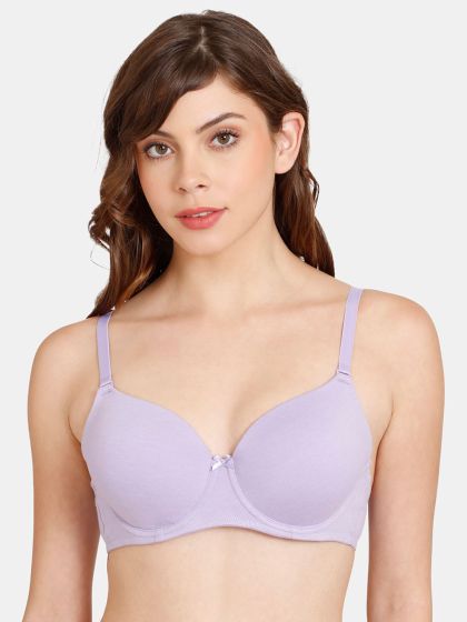 Buy Rosaline Padded Wired 3/4th Coverage T-Shirt Bra - Royal Blue
