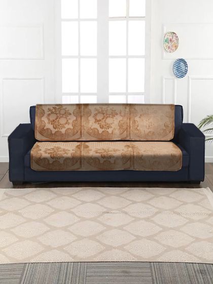 Nendle Cotton Abstract Sofa Cover Price in India - Buy Nendle Cotton  Abstract Sofa Cover online at
